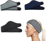 Oorwarmers Termici - Cintura Capelli Donna Inverno - Cintura Capelli Sport - Orecchini Termici Bambino - Ripiegabile - Tessuto Soffice e Spesso