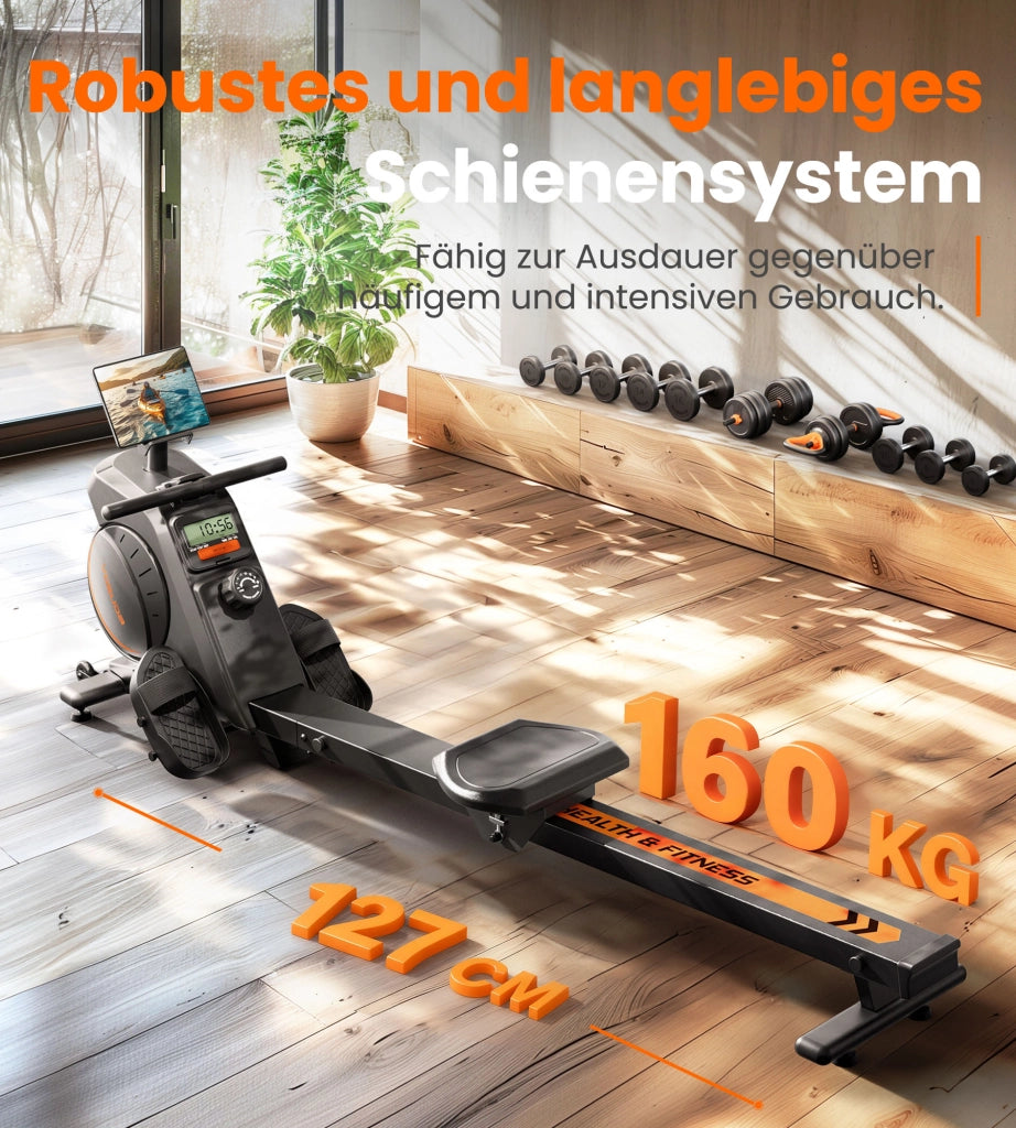 Vogatore Magnetico Domestico ¨C zephmum ¨C Regolabile, 16 Livelli, Fino a 160kg