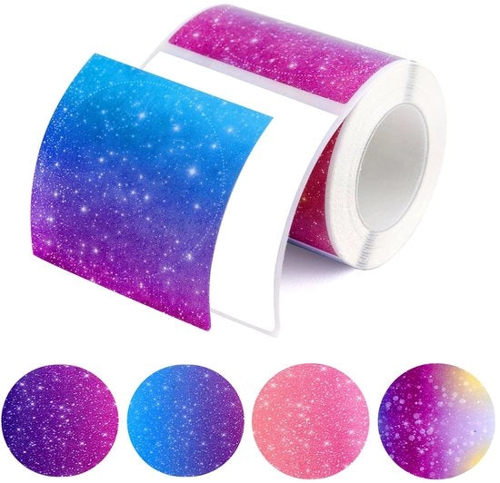 Etichette termiche circolari 50 x 50 mm, 140 pezzi, termoresistenti, stampabili, per stampante etichette, etichette circolari per vasi.