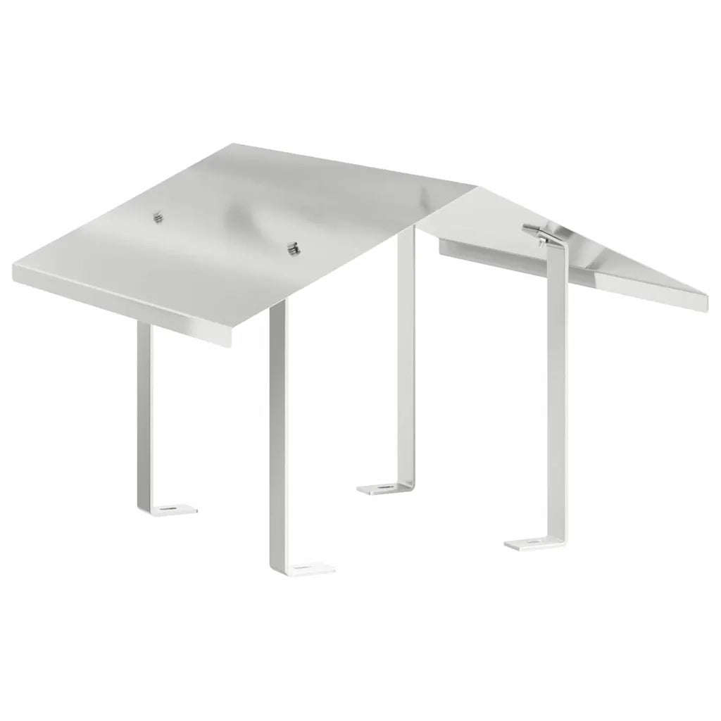 vidaXL Cappa Camino Argento 50 x 50 x 37 cm Acciaio inossidabile