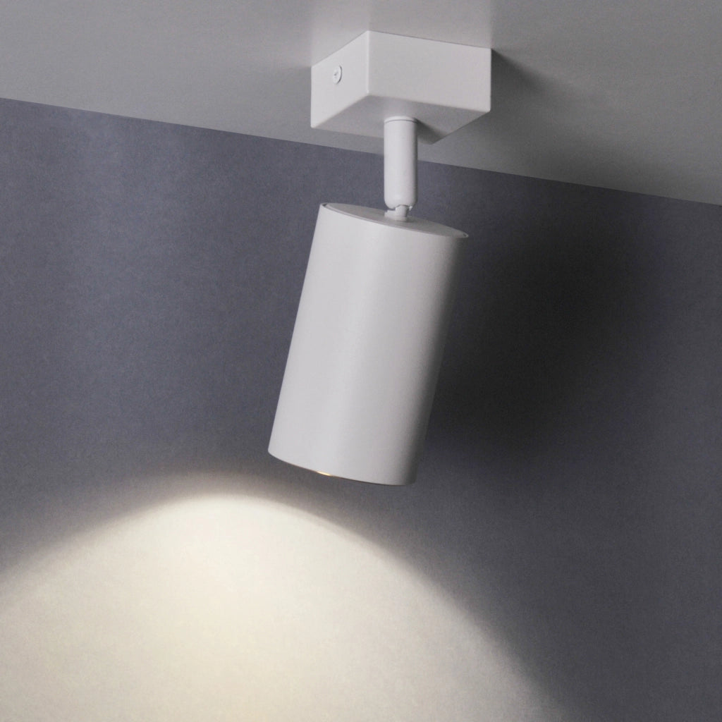 Lampada parete/soffitto 1xGU10 bianca oro Maribel Polux