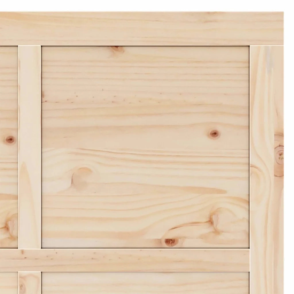 Porta scorrevole Naturale 100 x 208 cm Legno Massello di Pino 3381176