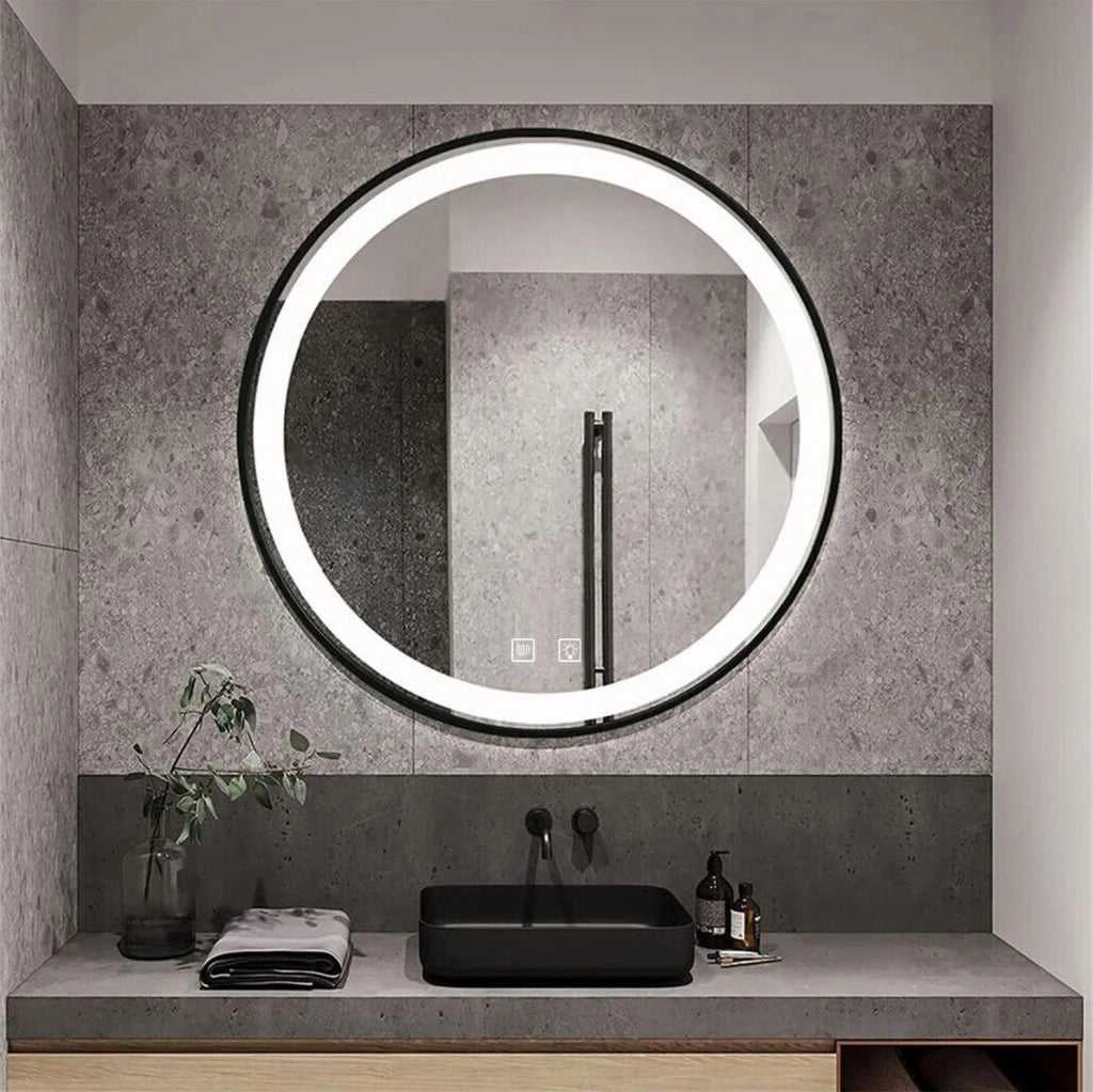 Specchio Led 80cm Mmj Black