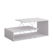 Vicco Tavolino da salotto Bianco 100 x 50 cm