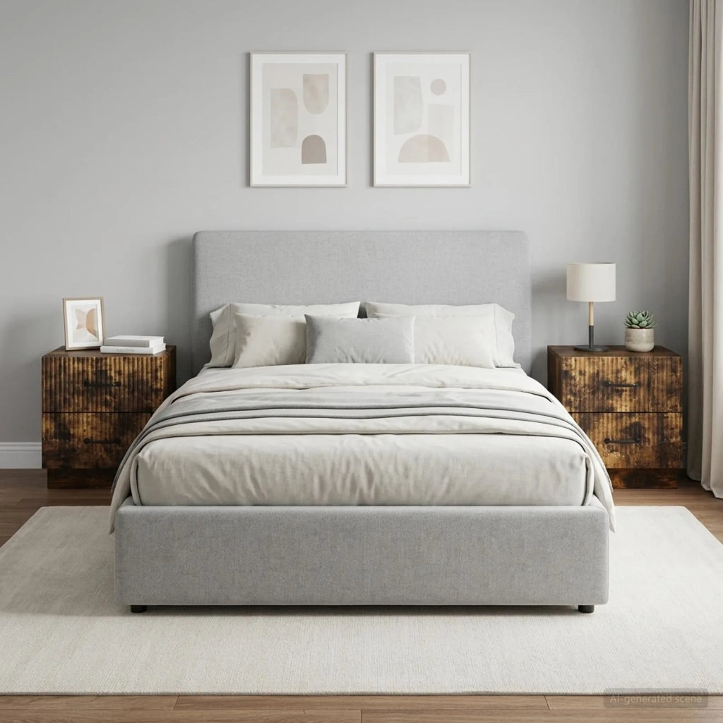 Armadio da Notte 2 pcs Rovere Fumo 43 x 34,5 x 44,5 cm 895226