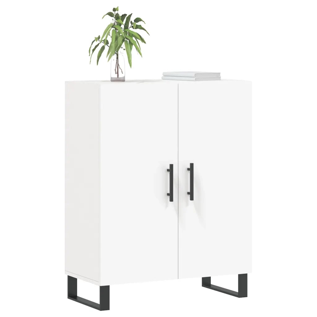 Credenza | Madia | Buffet da pranzo | Armadio da pranzo Bianca 69,5x34x90 cm in Legno Multistrato