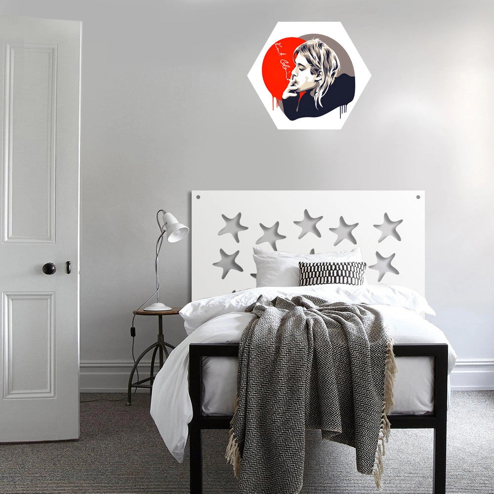 STARFISH - Pannello in PVC traforato - Parasole Misura: 73x73 cm, Colore: bianco