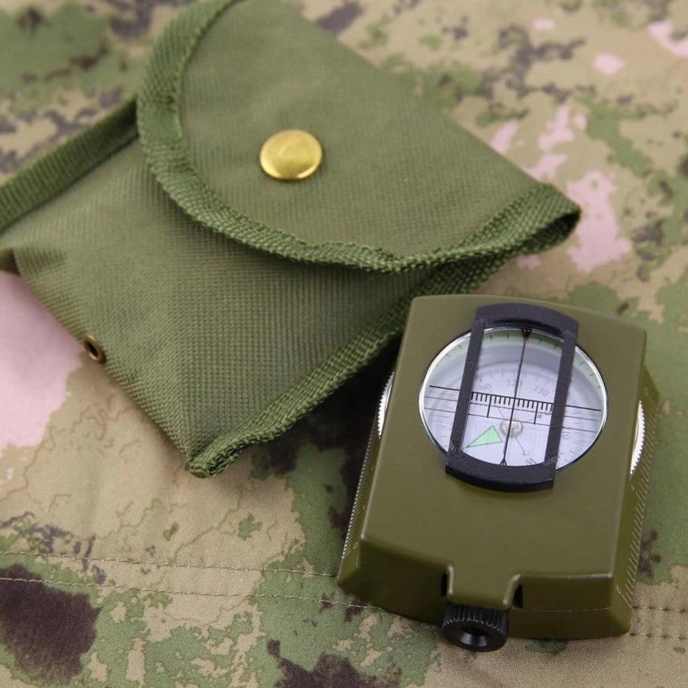 Trade Shop - Bussola Militare Professionale Geologia Multifunzione Da Campeggio Impermeabile -