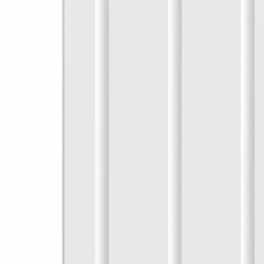 Credenza Bianco Lucido 34,5 x 33 x 92 cm Legno ingegnerizzato