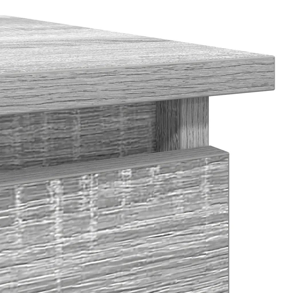 Tavolo Consolle con Cassetti Grigio Sonoma 85,5x38,5x74,5 cm 861396