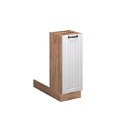 Vicco isola cucina Bianco casa di campagna 30 cm senza piano di lavoro