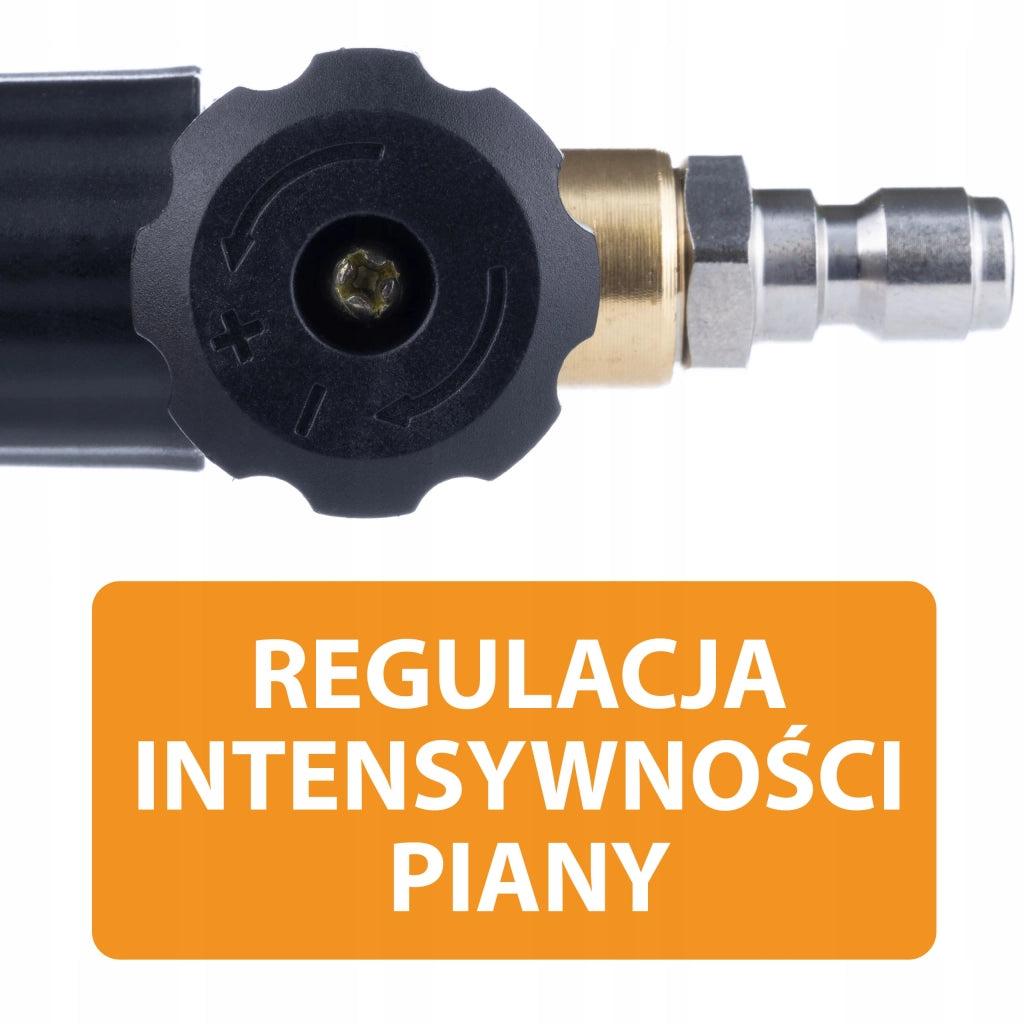 Lancia per Idropulitrice compatibile con Kärcher K2–K7 – Set 5 Ugelli + Schiumogeno 1L | Pressione 160 Bar