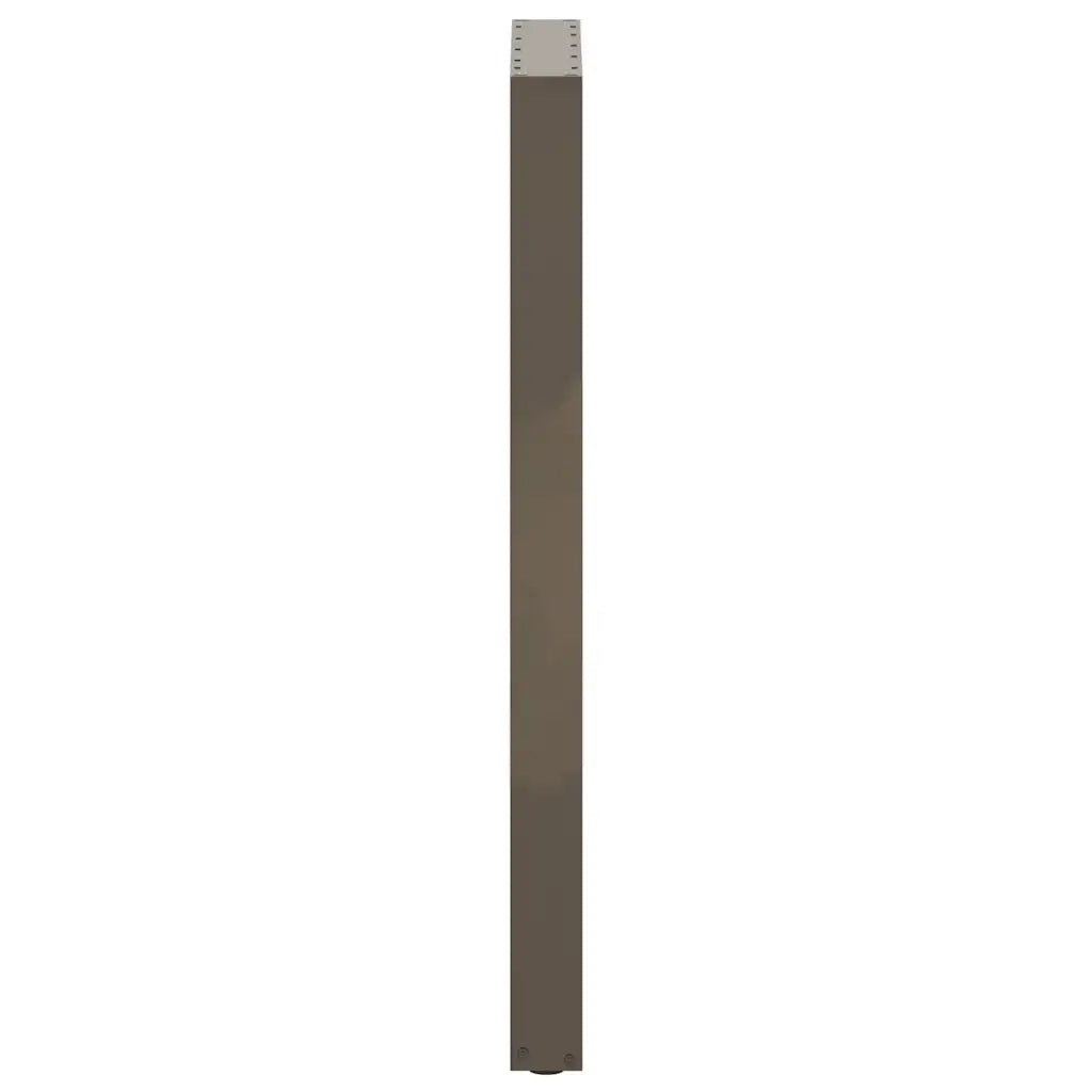 Gambe per tavolo da bar a forma di U 2 pz in acciaio naturale 50x(110-111) cm 4013247