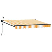 Tettuccio Elettrico Retrattile Giallo e Bianco 3 x 2 m 3419704