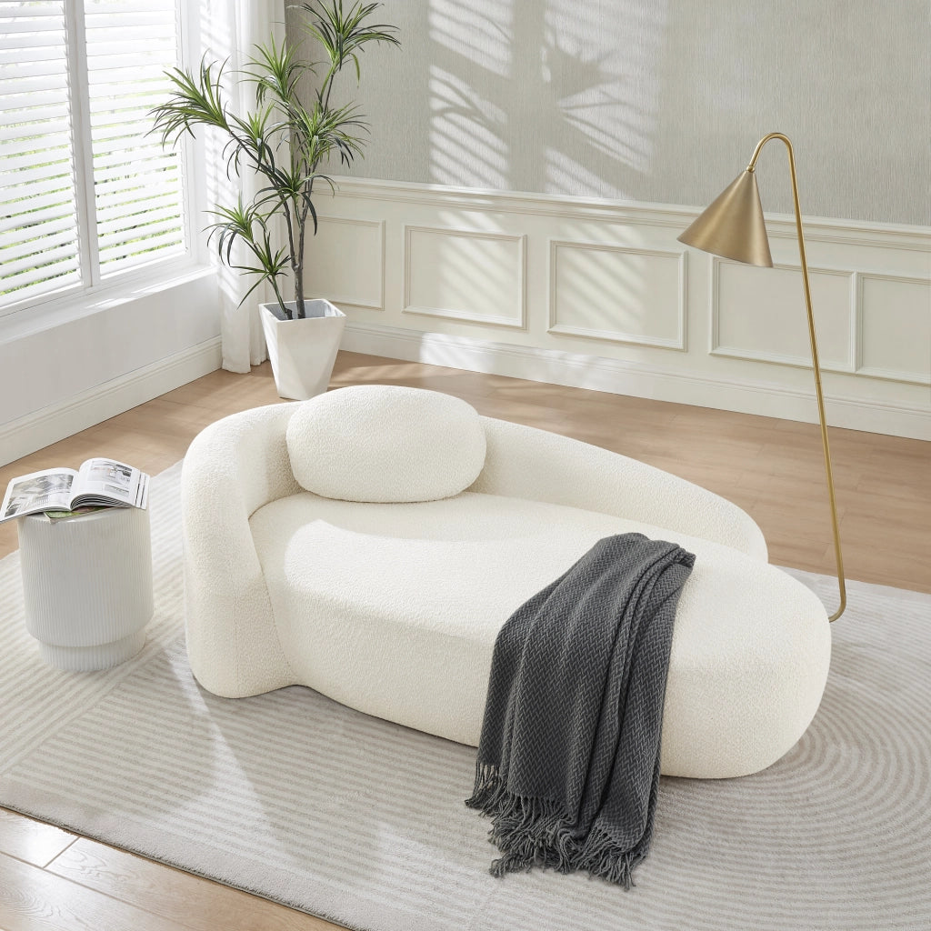 DIVANO Teddy Beige con cuscino