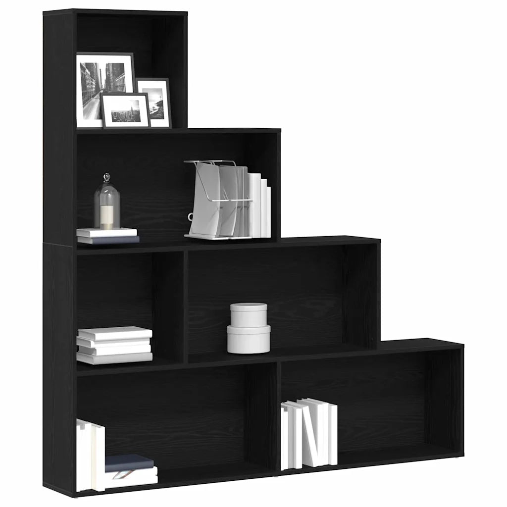 Armadio per Libri Rovere Nero 155 x 24 x 160 cm 862441