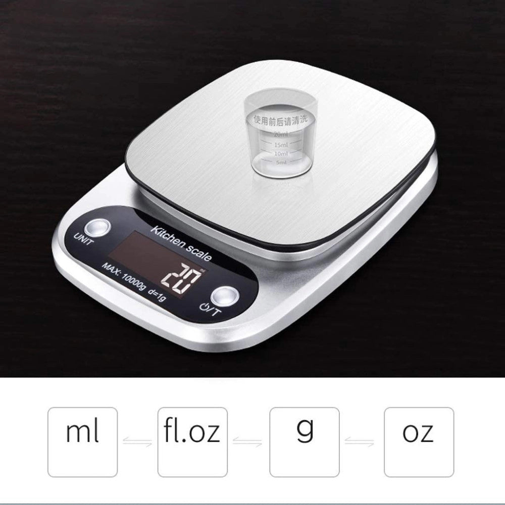 Trade Shop - Bilancia Digitale Accessorio Per Cucina Casa Elettronica Q-c305 Pesa Alimenti -