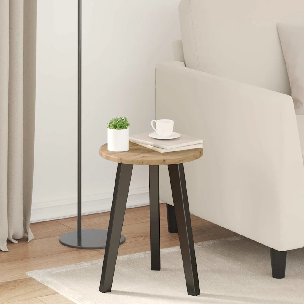 Piano del tavolo rovere artigianale Ø 30 x 1,5 cm