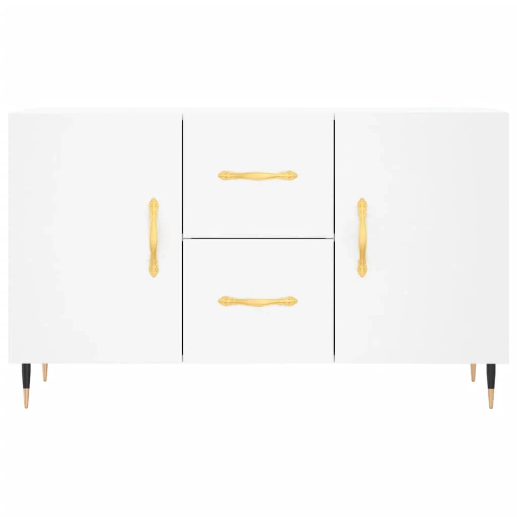 Buffet credenza cassettiera armadio mobile contenitore organizer per cucina soggiorno salotto 100 x 36 x 60 cm legno ingegnerizzato bianco 02_0030159