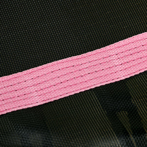 Trampolino Tappeto Elastico per Bambini con Ingresso a Cerniera e Pali Imbottiti Ø163.5x190 cm in Acciaio, PP e EPE Rosa