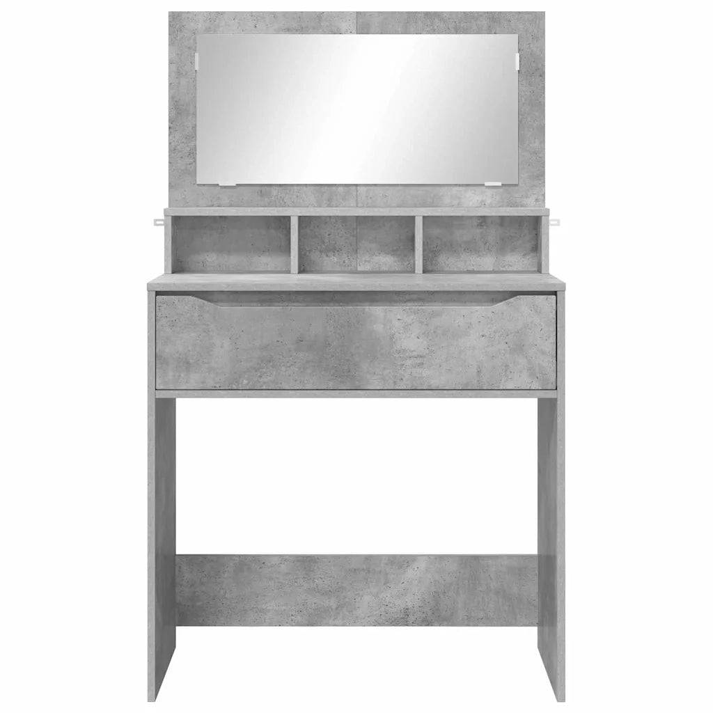 Tavoli da Trucco per Camera da Letto Grigio cemento
