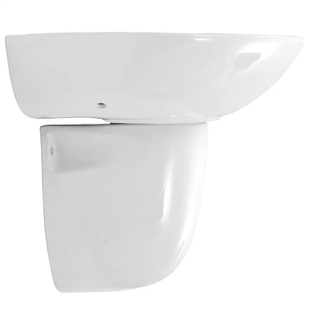 Lavabo Bianco 52 x 45 x 49 cm Ceramica Smaltata CFW3589860