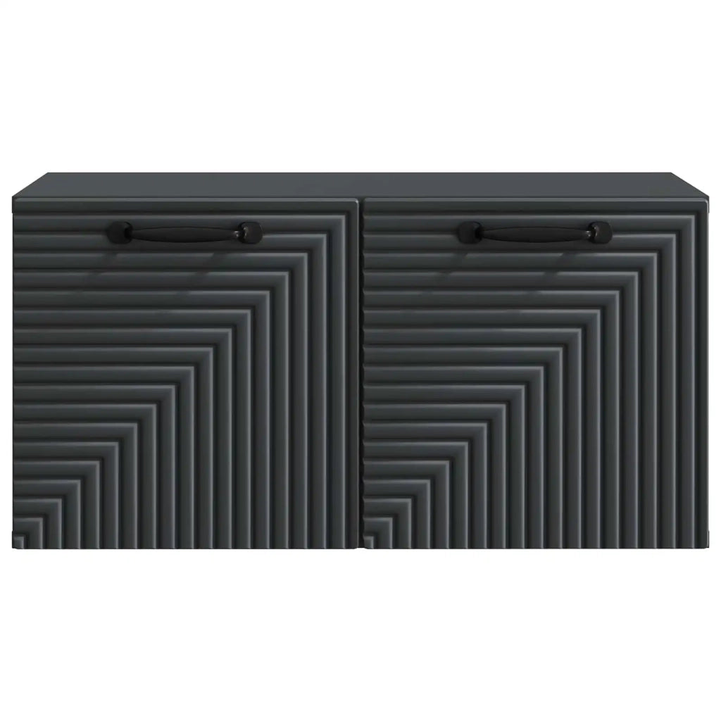 Mobile Porta TV da Muro Nero 59,5 x 31 x 30 cm 898706