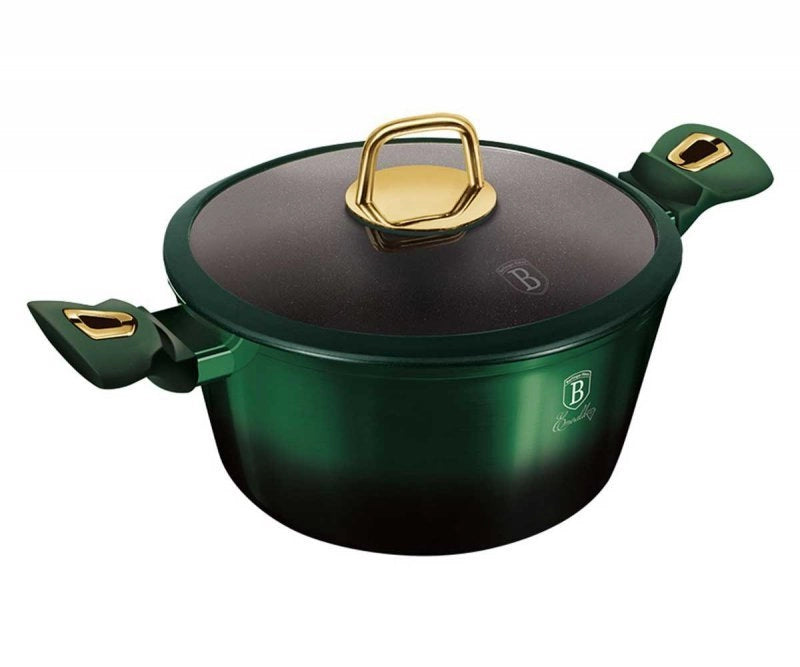 Berlinger haus BH-6066 EMERALD Set di pentole antiaderenti in titanio