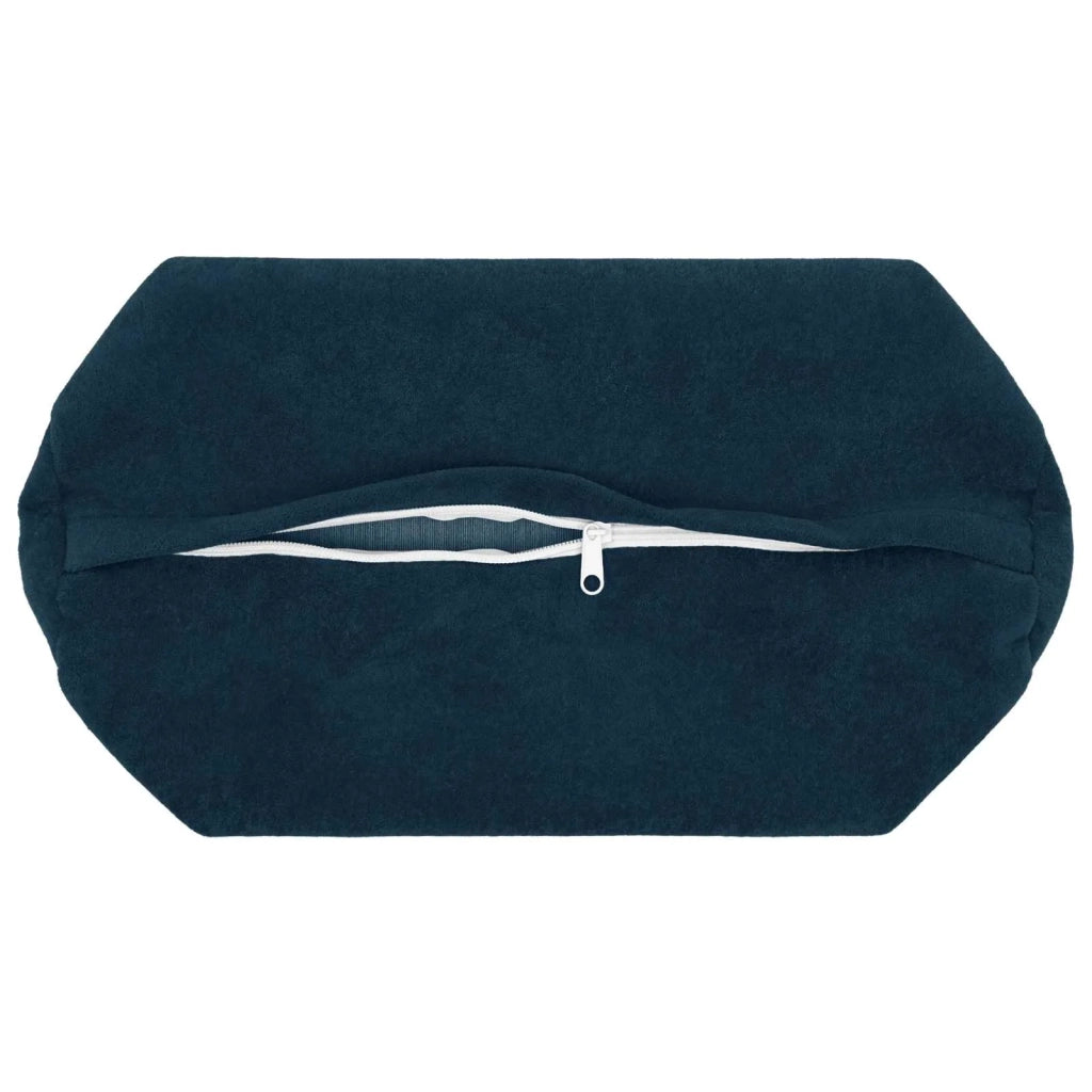 Cuscino con cuscino HEERLEN 6 pz Blu Fleece in microfibra 930112