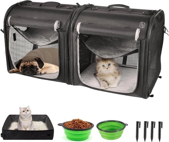Cassa di trasporto per gatti - Cassa di trasporto per gatti - Borsa da viaggio per gatti - Porta gatti - Sacca da gatto - Borsa per trasporto gatti