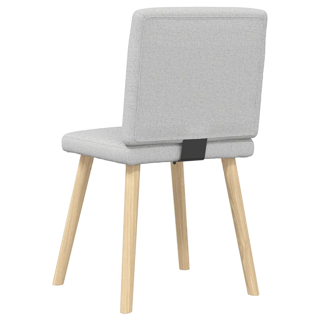 Sedie da Pranzo 2 pz Grigio Nuvola in Tessuto 4101183
