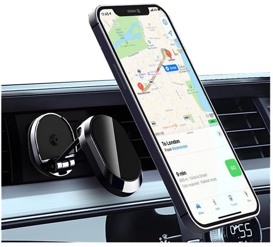 Oggetto di supporto universale per telefoni - Supporto magnetico per telefoni - Supporto girevole - Supporto con zinkatura - Supporto pieghevole - 720° di rotazione - Supporto autoadesivo