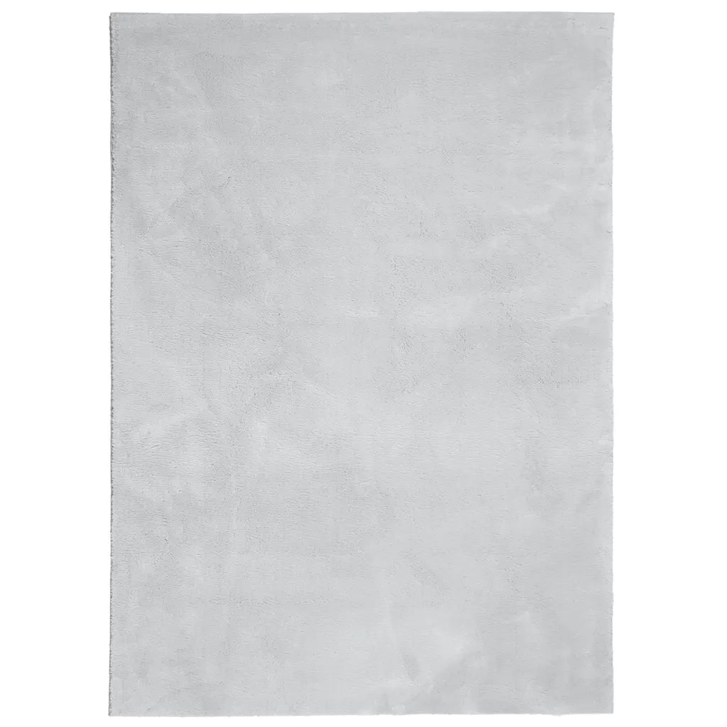 Tappeto del soggiorno | Tappeto a Pelo Corto HUARTE Morbido e Lavabile Grigio 160x230cm