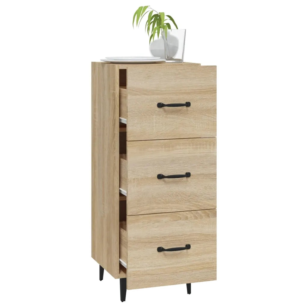 Credenza Rovere Sonoma 34,5x34x90 cm in Legno Multistrato cod mxl 18495