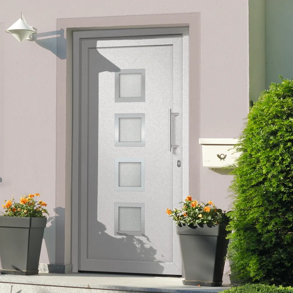 Porta di Ingresso Bianca 98x208 cm 279184