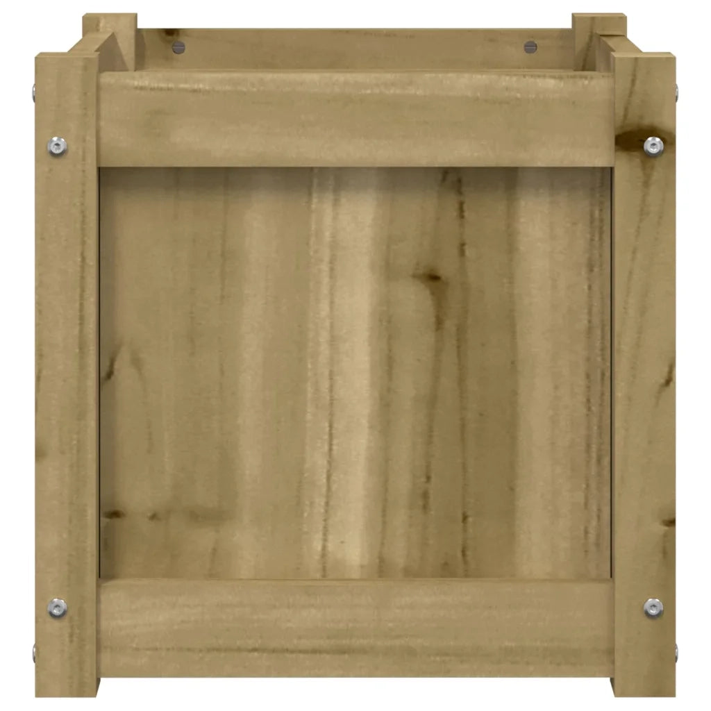 Fioriere da Giardino 2 pz-Vaso da giardino in Legno di Pino Impregnato