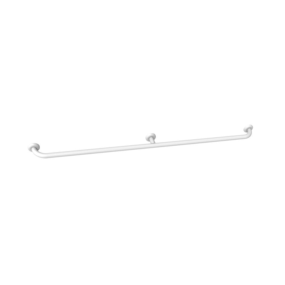Maniglione cm.150 bagni disabili ed anzianigoman in acciaio inox bianco