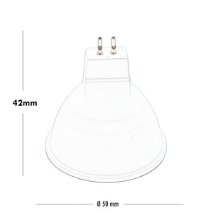 Faretto LED RGB 3000K GU5.3 6W lampada dimmerabile 12V attacco MR16 LED RGBW telecomando IR cromoterapia luce colorata