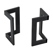Set di 2 Gambe Kaskinen per Mobili Fai da Te Altezza 42 cm Acciaio Nero [en.casa]