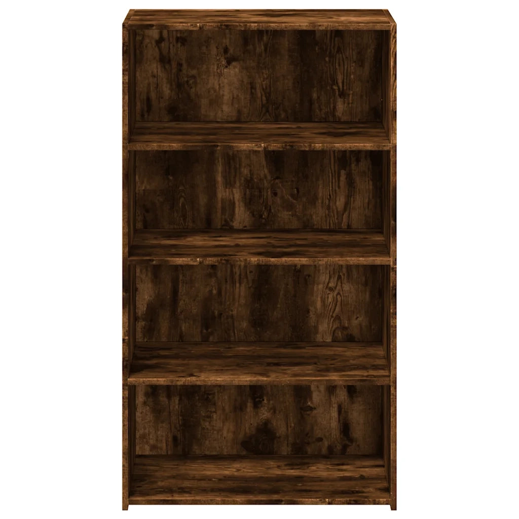 Credenza Rovere Fumo 70x41x124 cm in Legno Multistrato 846408