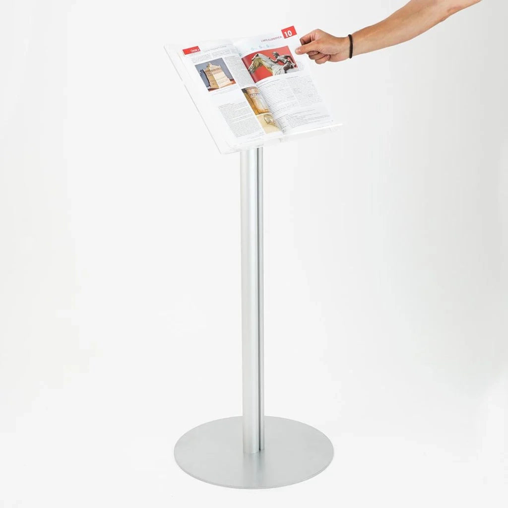 Podio Leggio in plexiglass con piantana