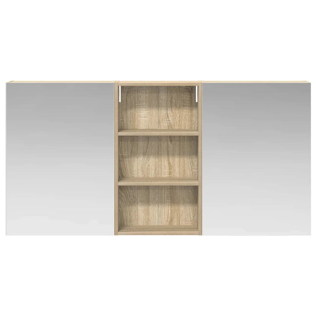 Set di Armadi da Bagno con lo scaffale 3 pcs 140 x 14,5 x 70 cm 3403778