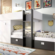 Araba, Composizione Camera da Letto 2 Cassetti, 271x111x150h cm Bianco