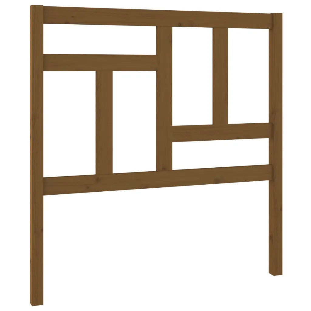 Testiera per Letto ambra 80,5x4x100cm in Legno Massello di Pino 818948