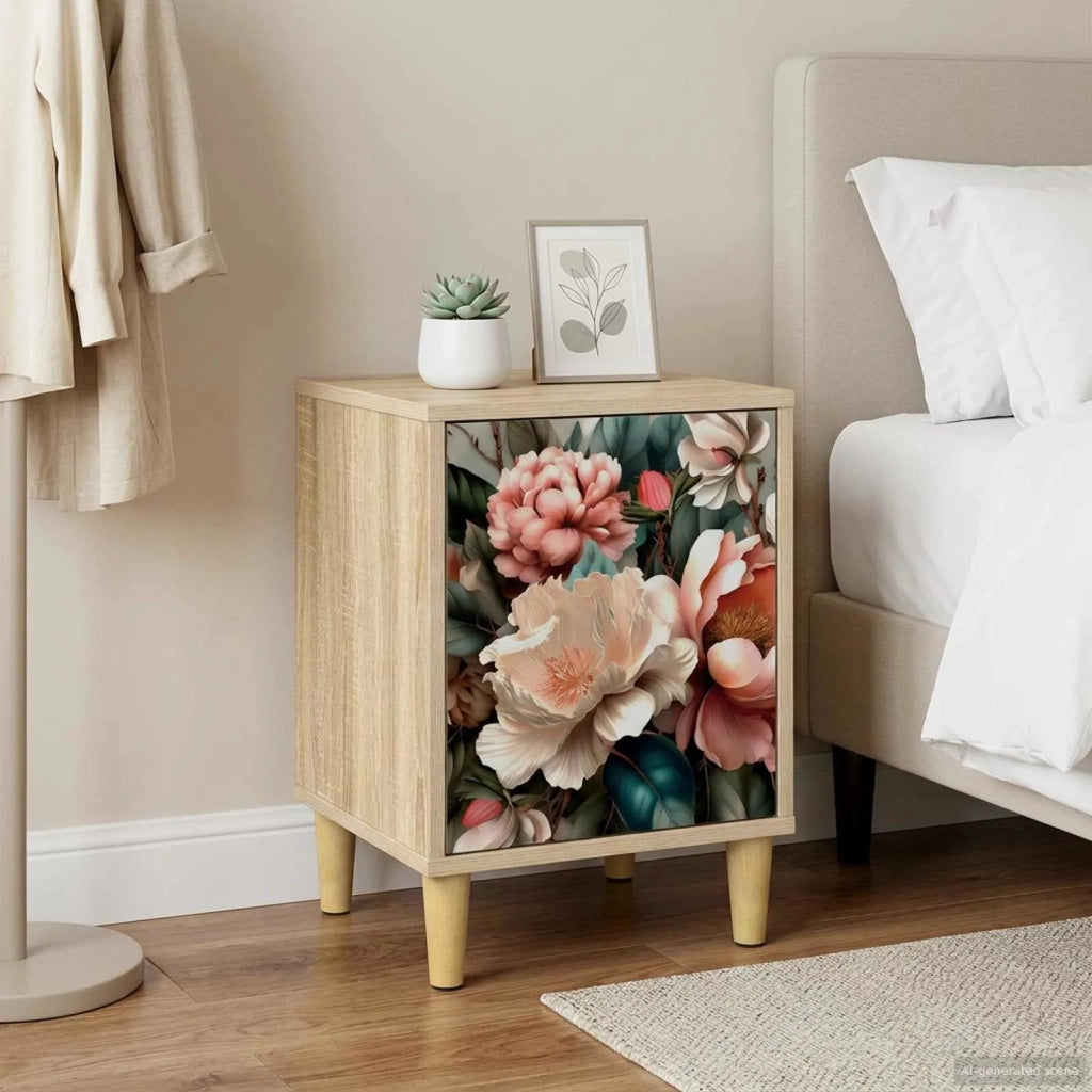 Armadio da Notte BORNE Rovere Sonoma 36 x 33 x 50 cm 8007203
