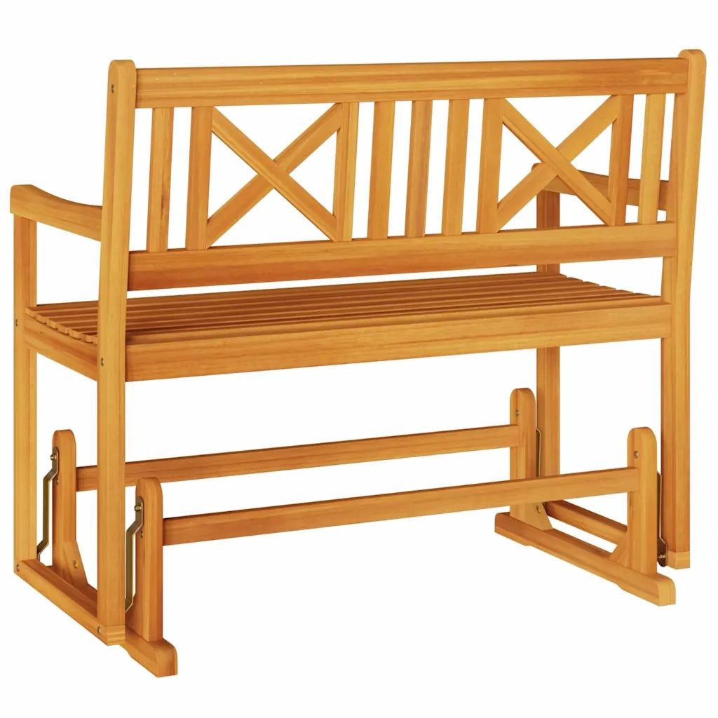 Panca Glider da Giardino Naturale 110 x 59 x 97 cm 4105522