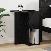 Tavolino Rovere Nero 35 x 40 x 55 cm Legno multistrato 891097