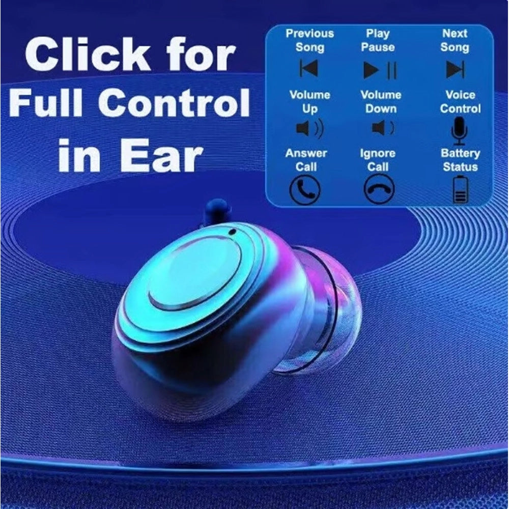 Trade Shop - Auricolari Sportivi Wireless Tws Cuffie Bluetooth 5.1 Impermeabili Suono Ad Alta Fedeltà -