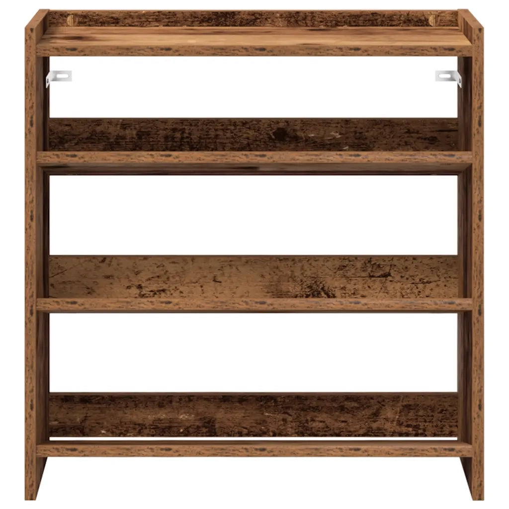 Scarpiera Legno Antico 60x25x62 cm in Legno Multistrato 859894