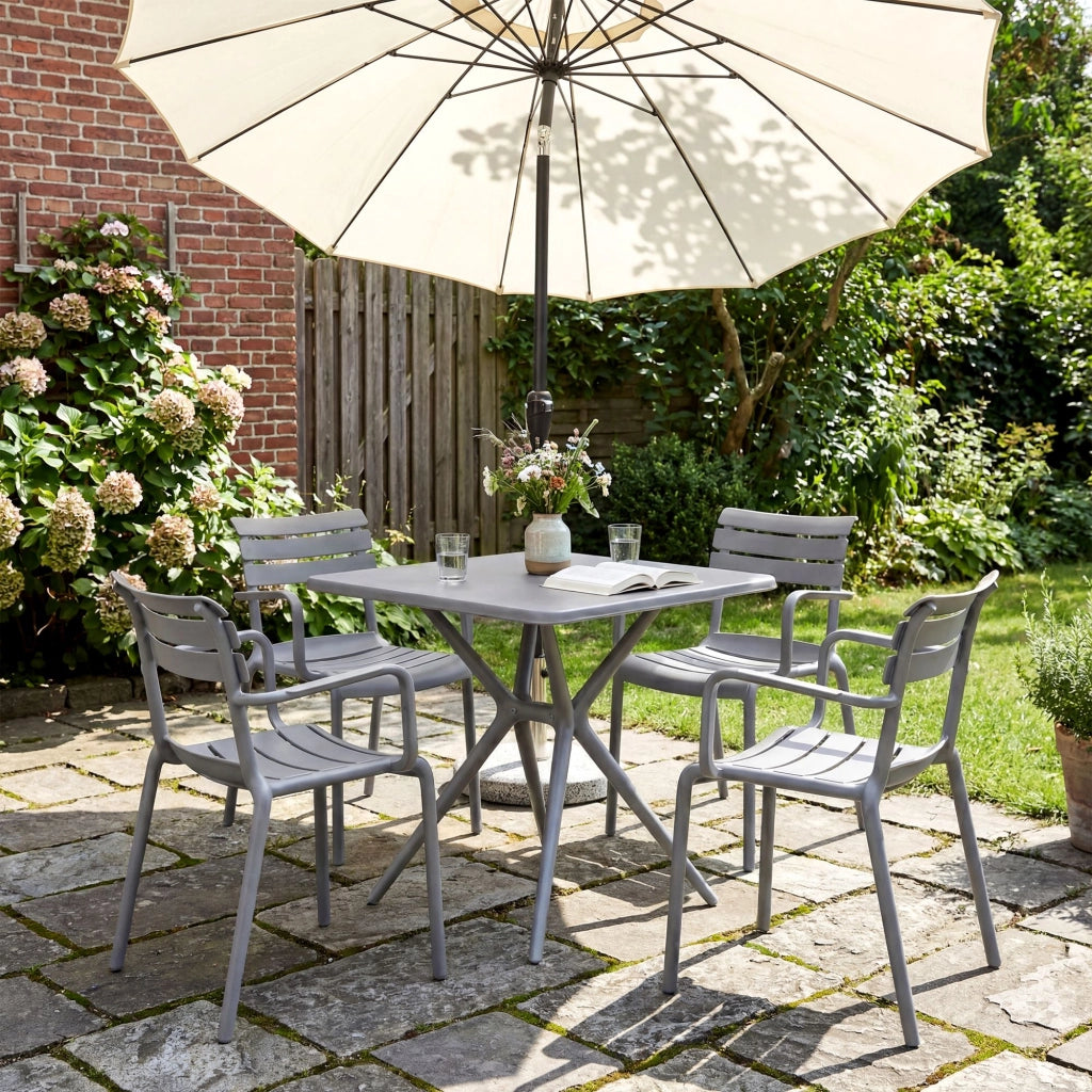 Gartenmцbel-Set Avena mit 4 Stьhlen